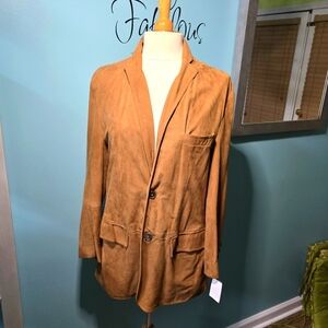 Hugo Boss Men's Italian Goat Suede Blazer Jacket